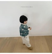 ザゴグマ / THE GOGUMA / チェックポントレーナー / 韓国子供服 / ジュニア / 26winter〖取寄〗*JS~JL*
