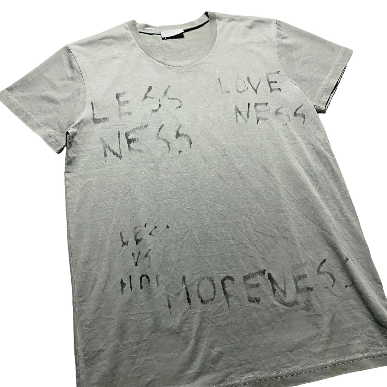 DIOR HOMME by Kris Van Assche message print tee