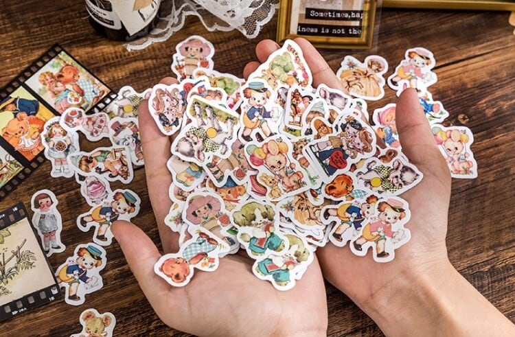 チェリー様専用❤️フレークシール( ⸝⸝•ᴗ•⸝⸝ )カラフルなレトロ