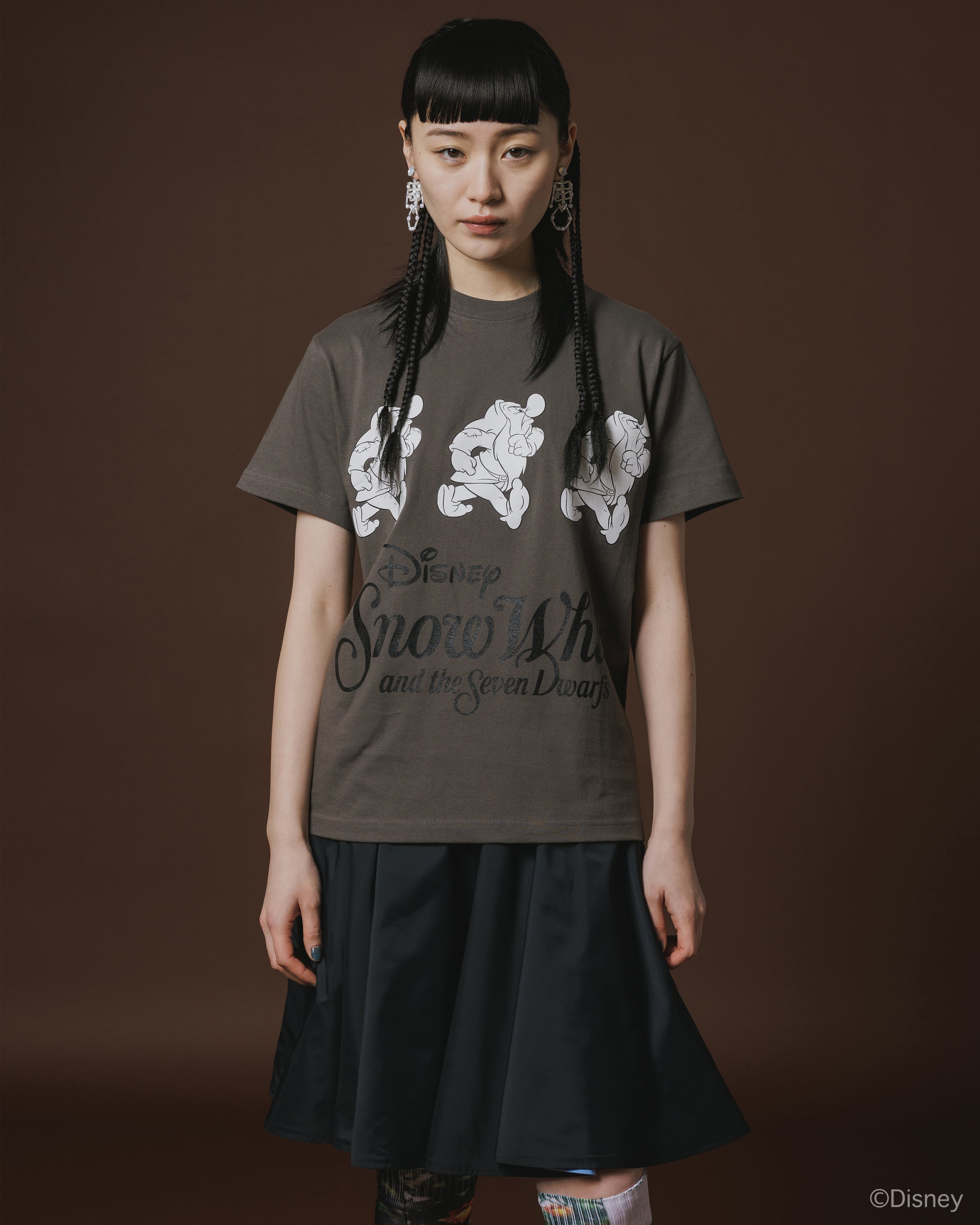 【NON TOKYO ノントーキョー】 / PRINT T-SHIRT(GRUMPY) プリントTシャツ(おこりんぼ) / GRAY