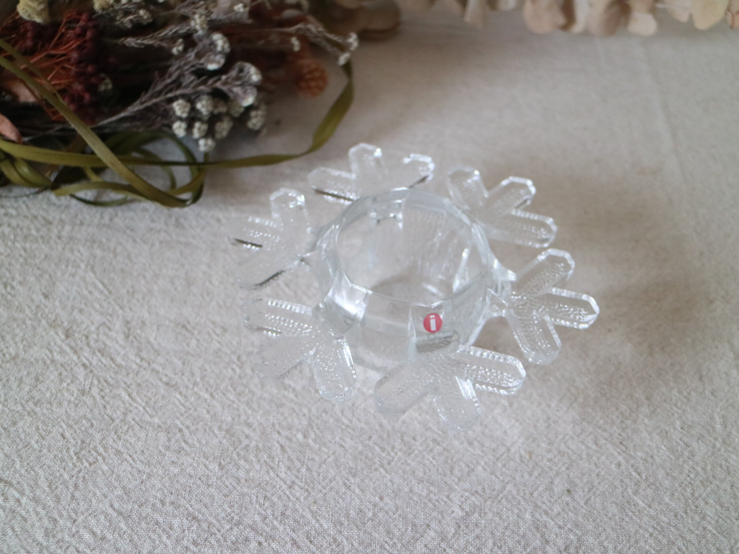 iittala イッタラ ／ Snow Clystal スノークリスタル キャンドル