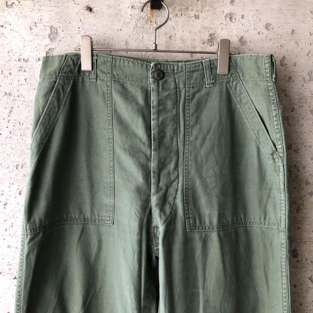 GD472 US ARMY 本物 アメリカ軍 70s ベイカーパンツ OG107