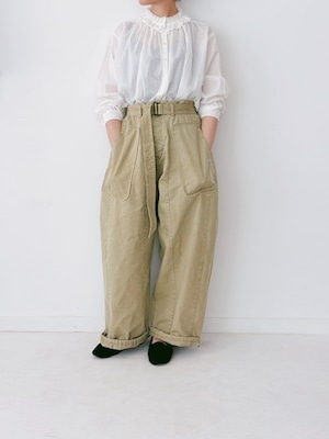 NATIVE VILLAGE / ダーツカーゴパンツ sand khaki