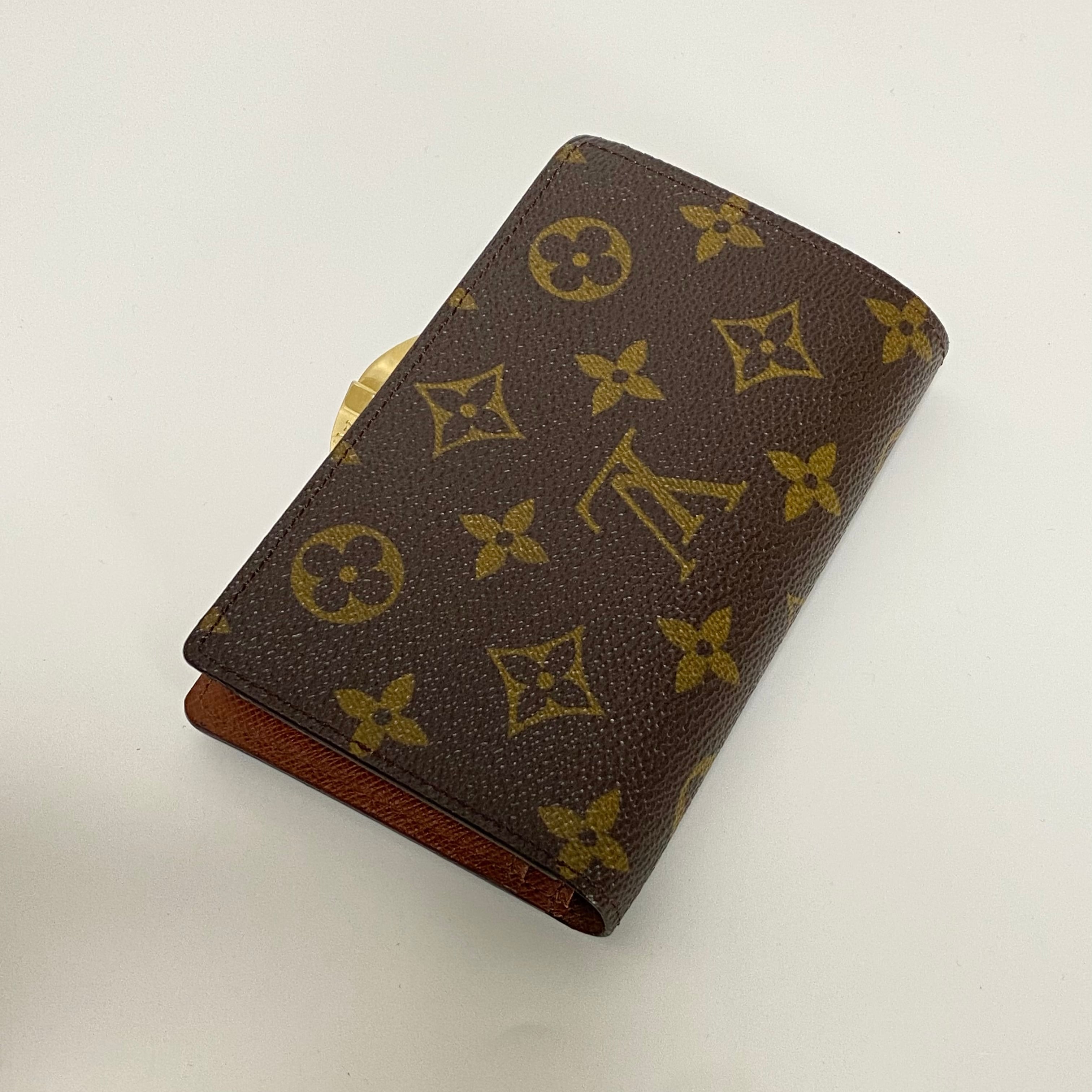 LOUIS VUITTON モノグラム がま口 ポルトモネ ビエトレゾール