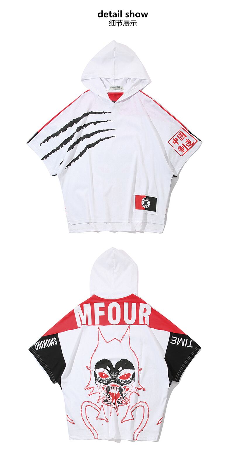 全2色 Tシャツ カットソー プリント カジュアル ストリート 