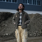 BOWWOW(バウワウ)コットンリネンの混紡生地を使用したベトナムジャケット