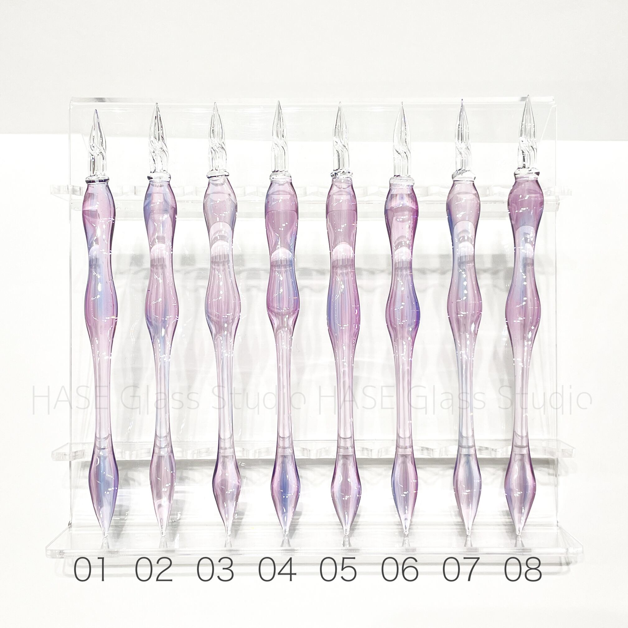 HASE硝子工房 ガラスペン 灯り-京紫 終了】灯り-京紫-04 | HASE硝子工房