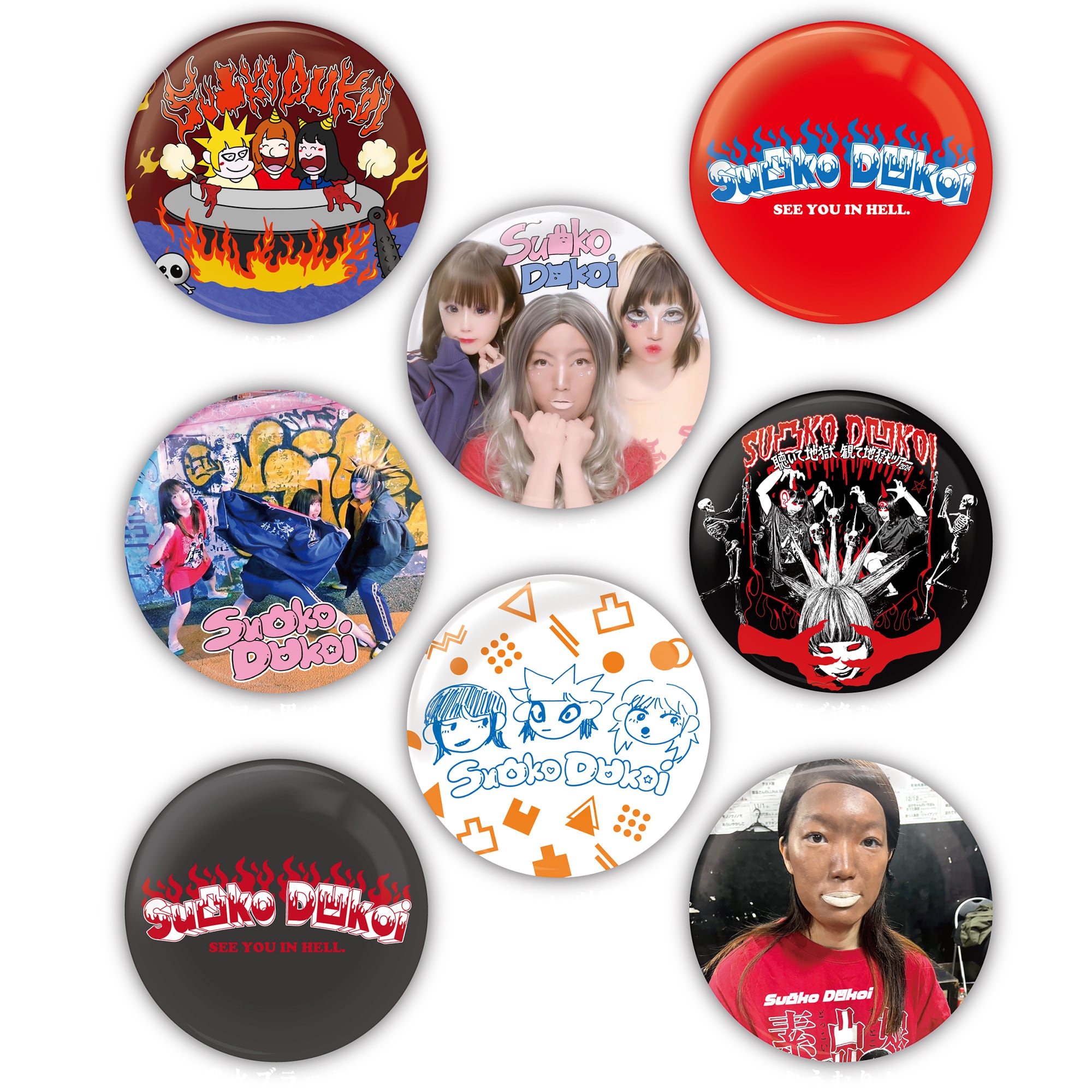 缶バッチ(ランダム) | Su凸ko D凹koi SHOP