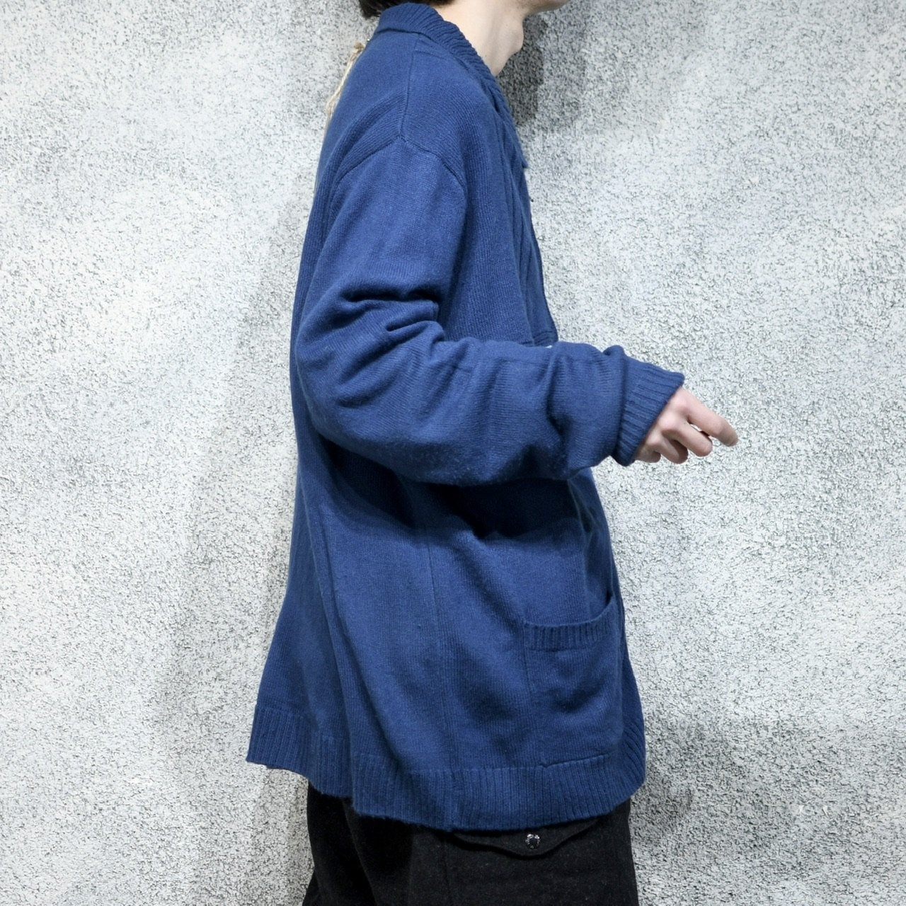 full zip design knit polo