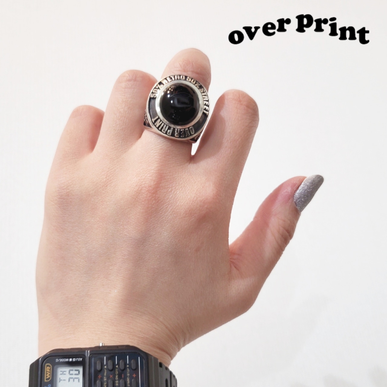 【over print】COLLEGE RING
