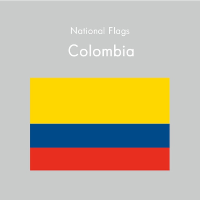 国旗ステッカー　コロンビア