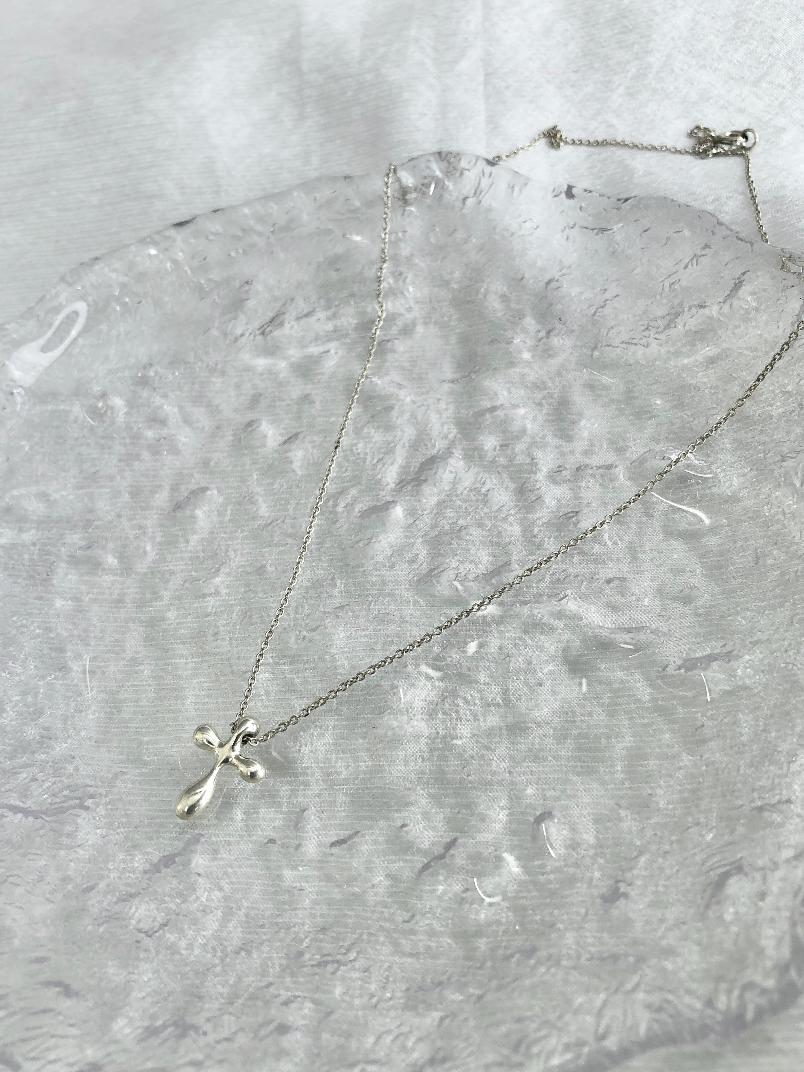 Tiffany & Co. ティファニー ネックレス シルバー クロス 925 vintage