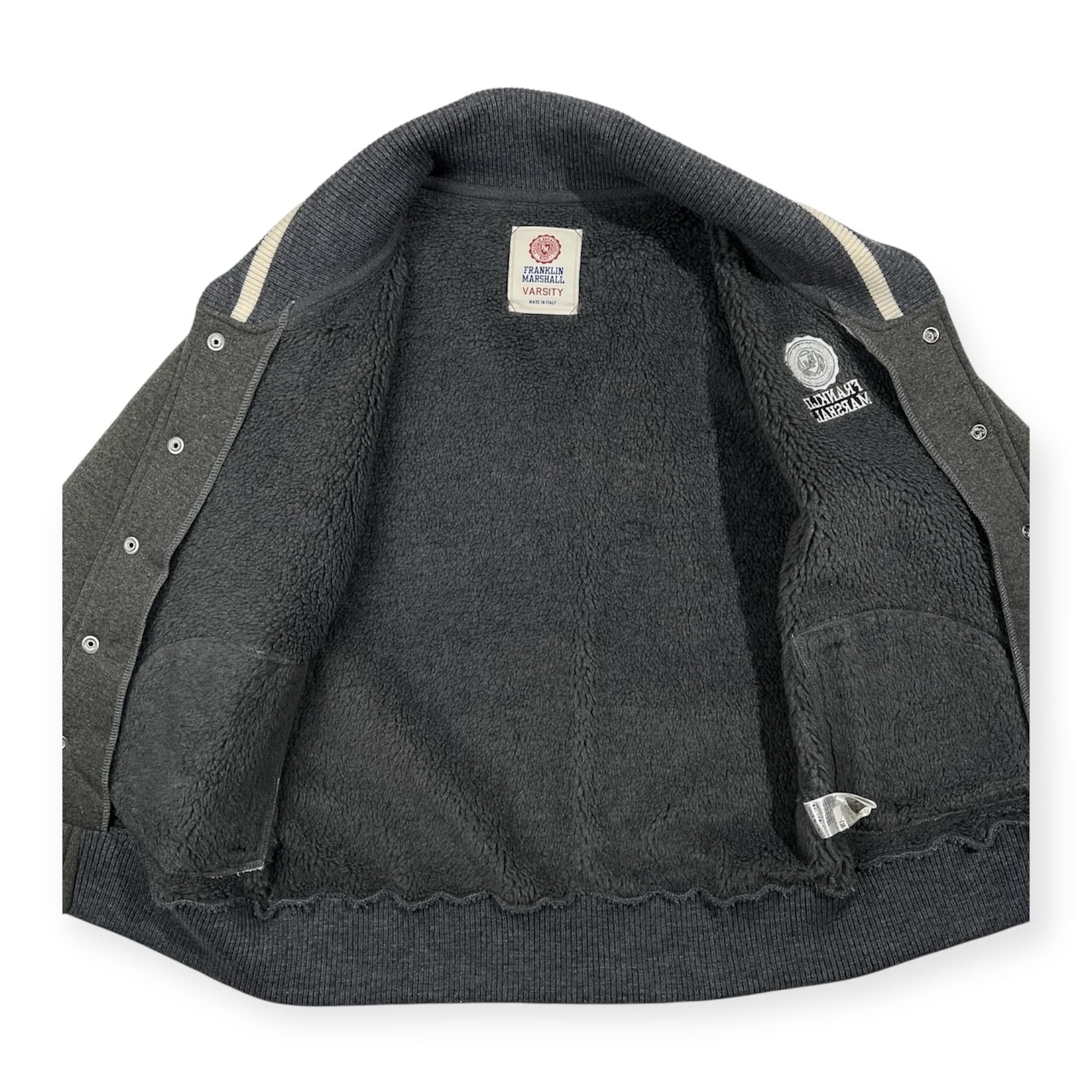 イタリア製 FRANKLIN MARSHALL フランクリンマーシャル 裏ボア フリース スタジャン /グレー/ヒーローインターナショナル