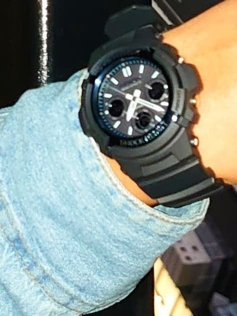 CASIO G-SHOCK AWG-M100A-1AJF ソーラー充電システム＋電波時計 国内