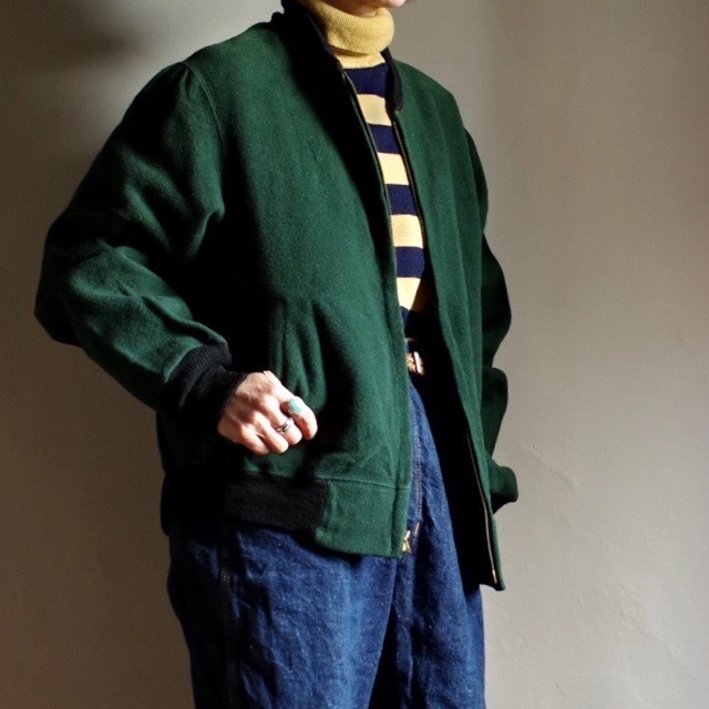 1950s Woolrich Zip-up Wool Jacket / ヴィンテージ ウールリッチ ウール ジャケット