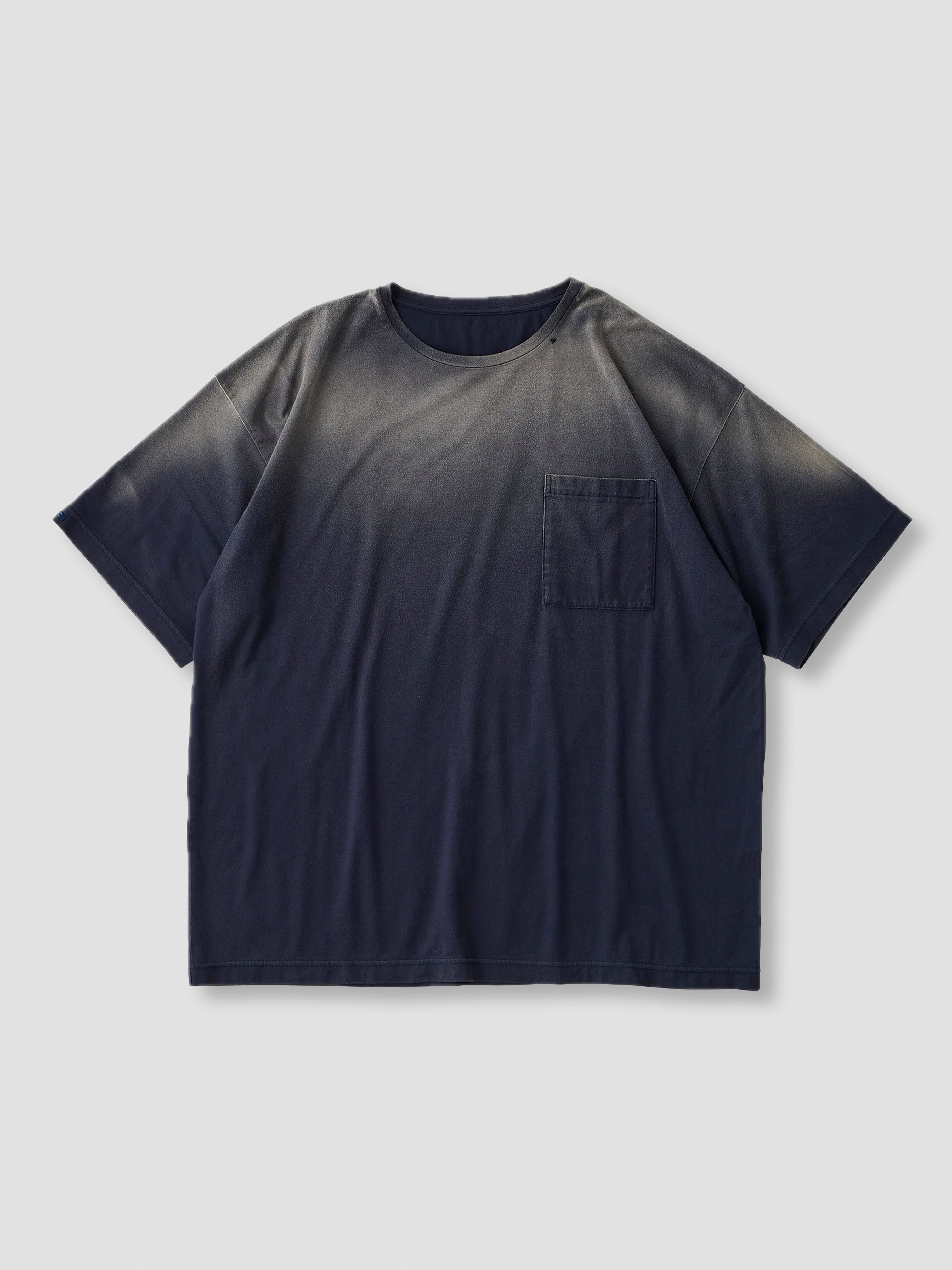 PORTER CLASSIC H/W OHARIKO GRAFFITI T-SHIRT NAVY PC-006-3995