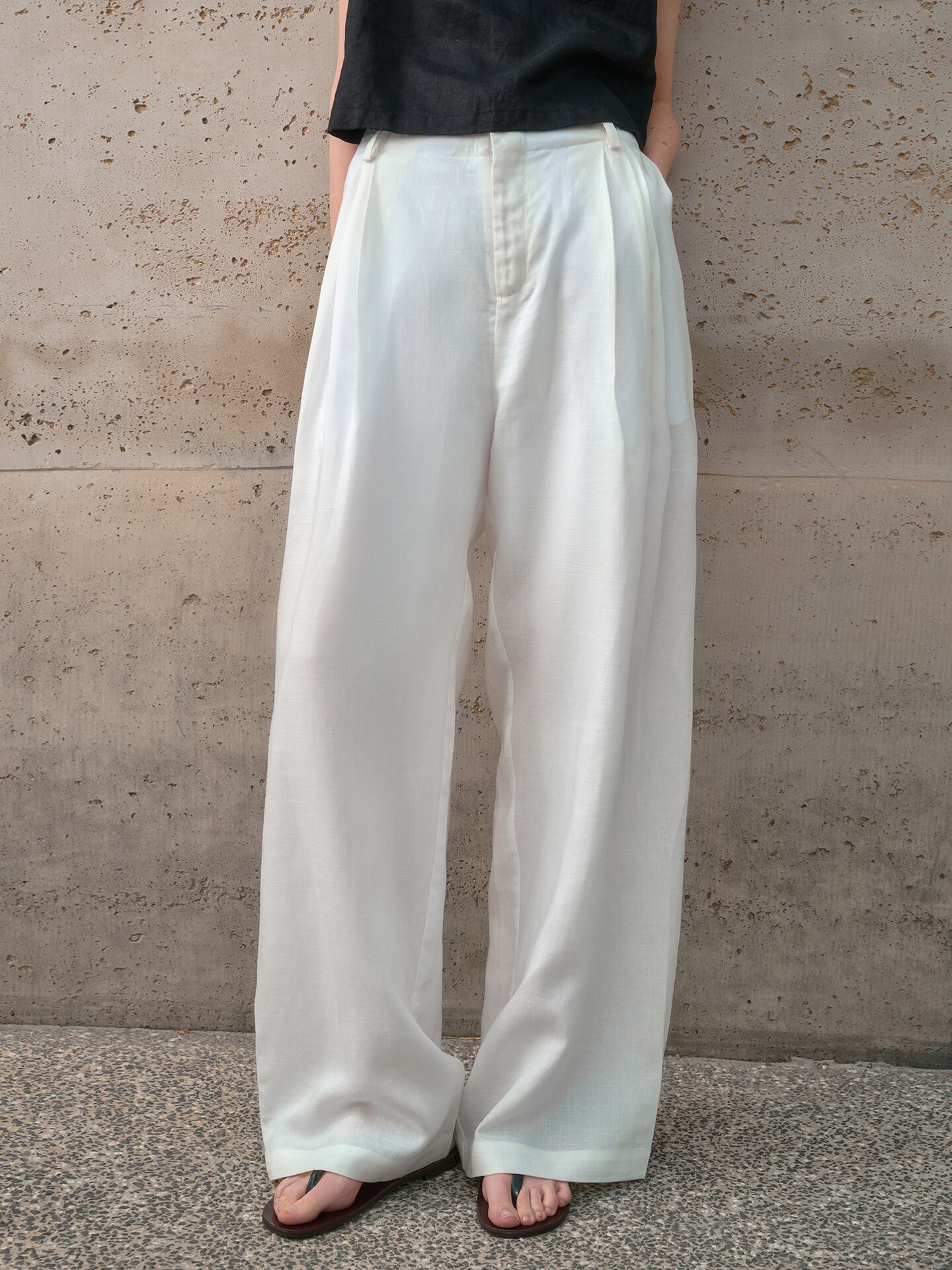 NYLON WIDE EASY TROUSERS made by Antwort | Pay ID