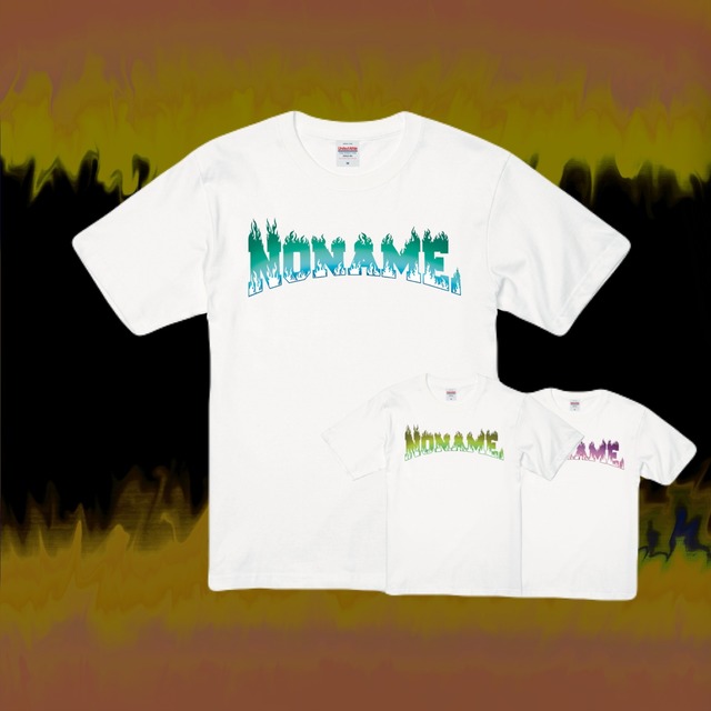 Flame T-shirts -white-