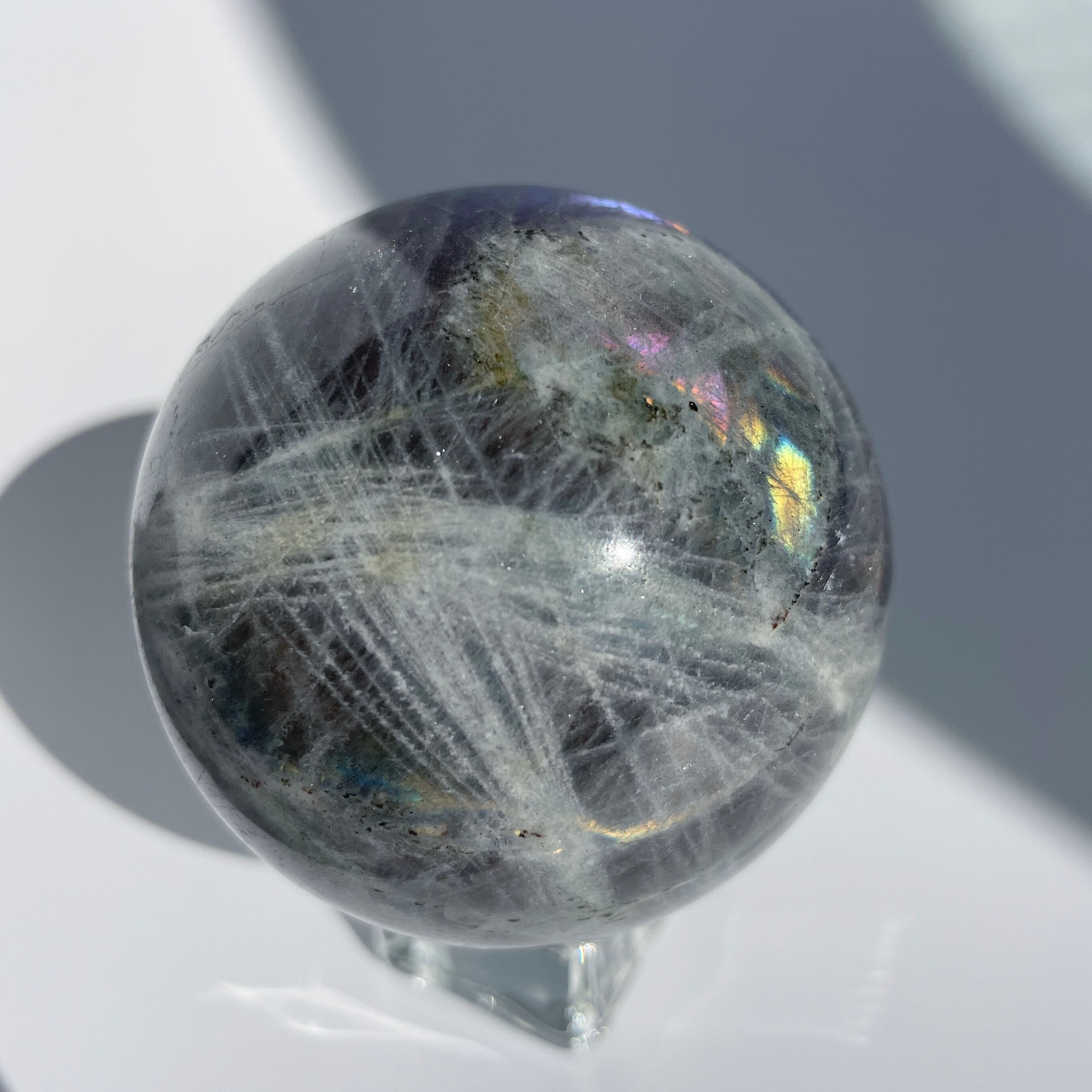 T654最終値下げ海地球のようなブルーオニキススフィア 天然石