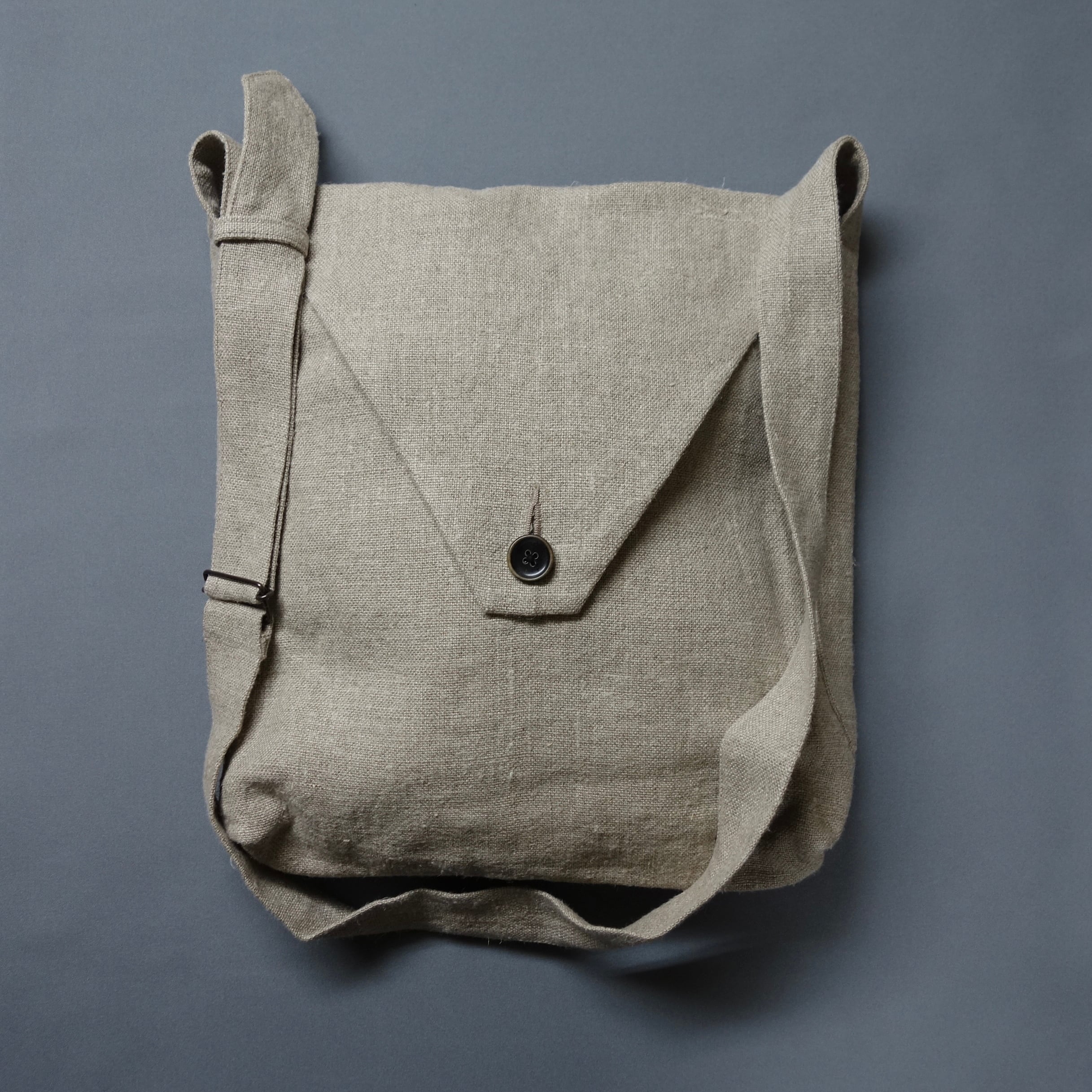 heavylinen french shoulderbag / ecru