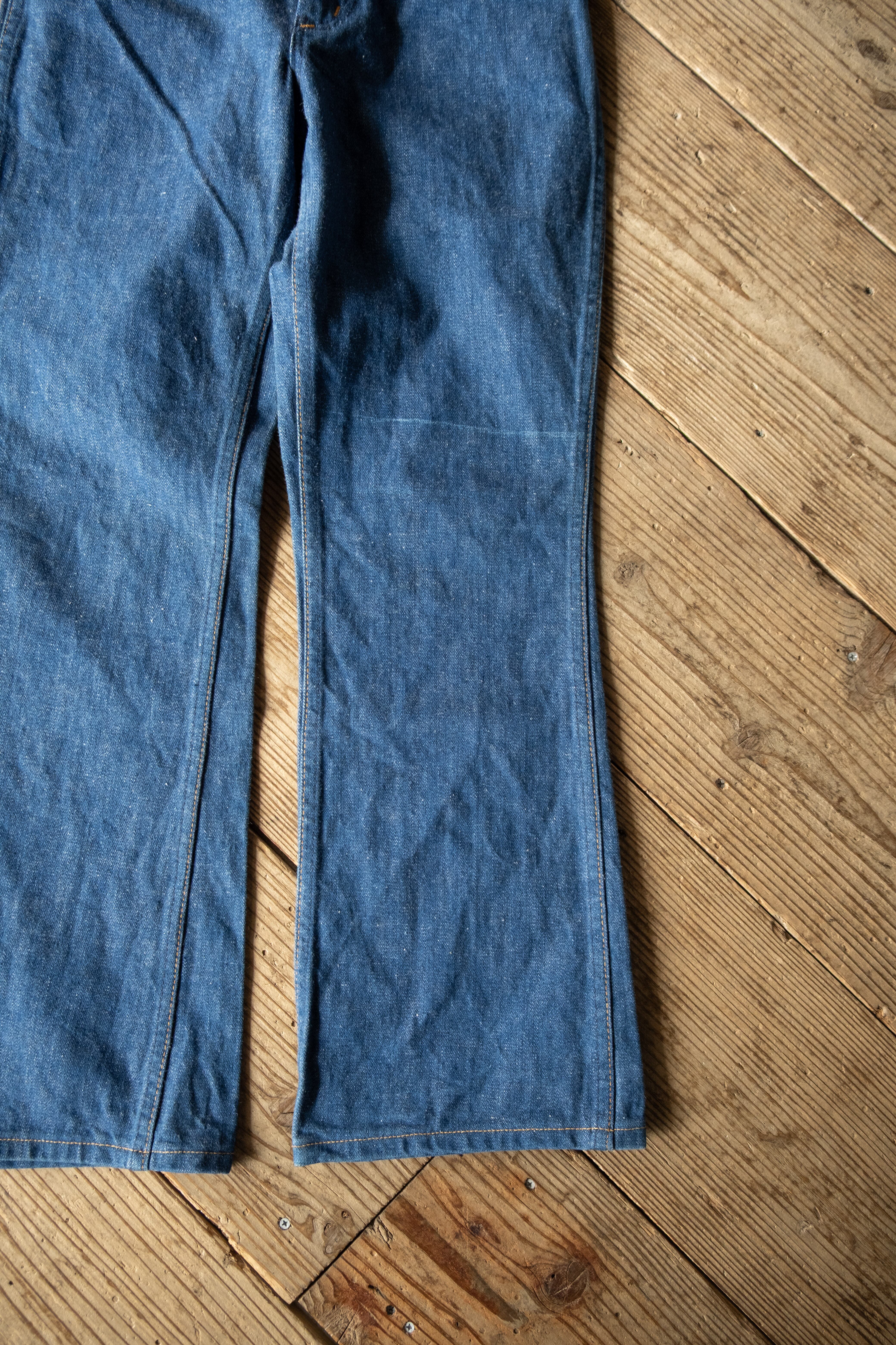 Maverick Flare Denim Pants Scovill Zipper | 38clothing