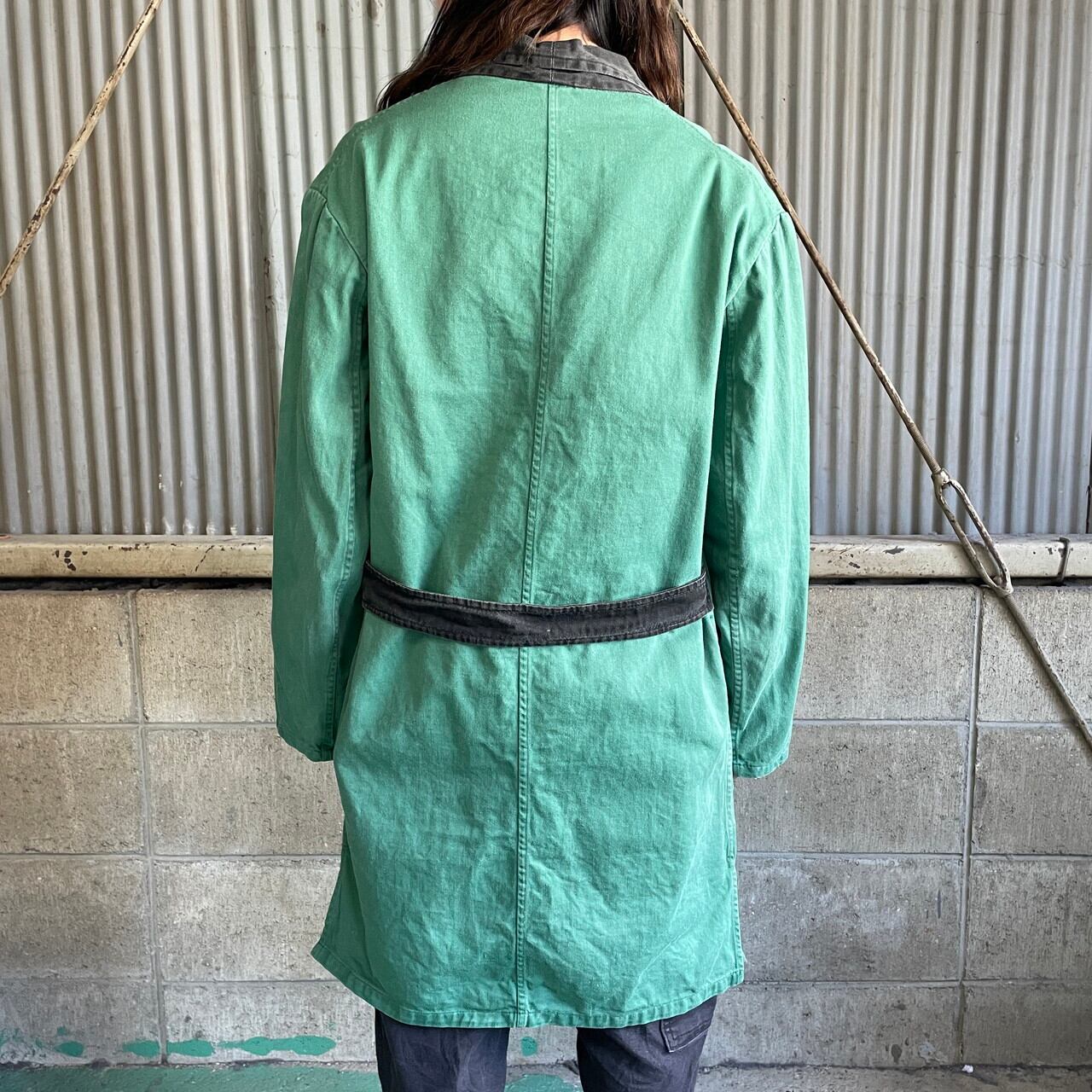 ヴィンテージ TOGO ドイツ 刺繍 ユーロワークコート ヨーロッパ古着  