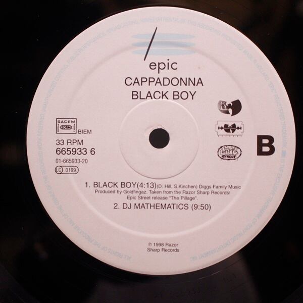 Cappadonna / Black Boy [EPC 665933 6] - 画像4