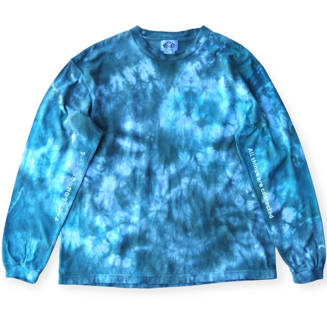 “すべてのものはつながっている” TIE DYE BIG L/S T-SHIRT 《M》