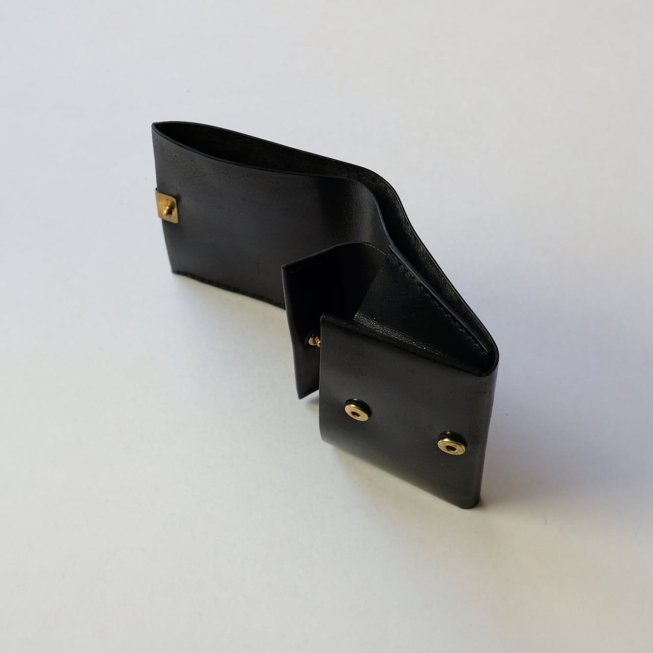 fold wallet / 二つ折り財布 - bk - GUIDI / cavallo culatta | chamoto