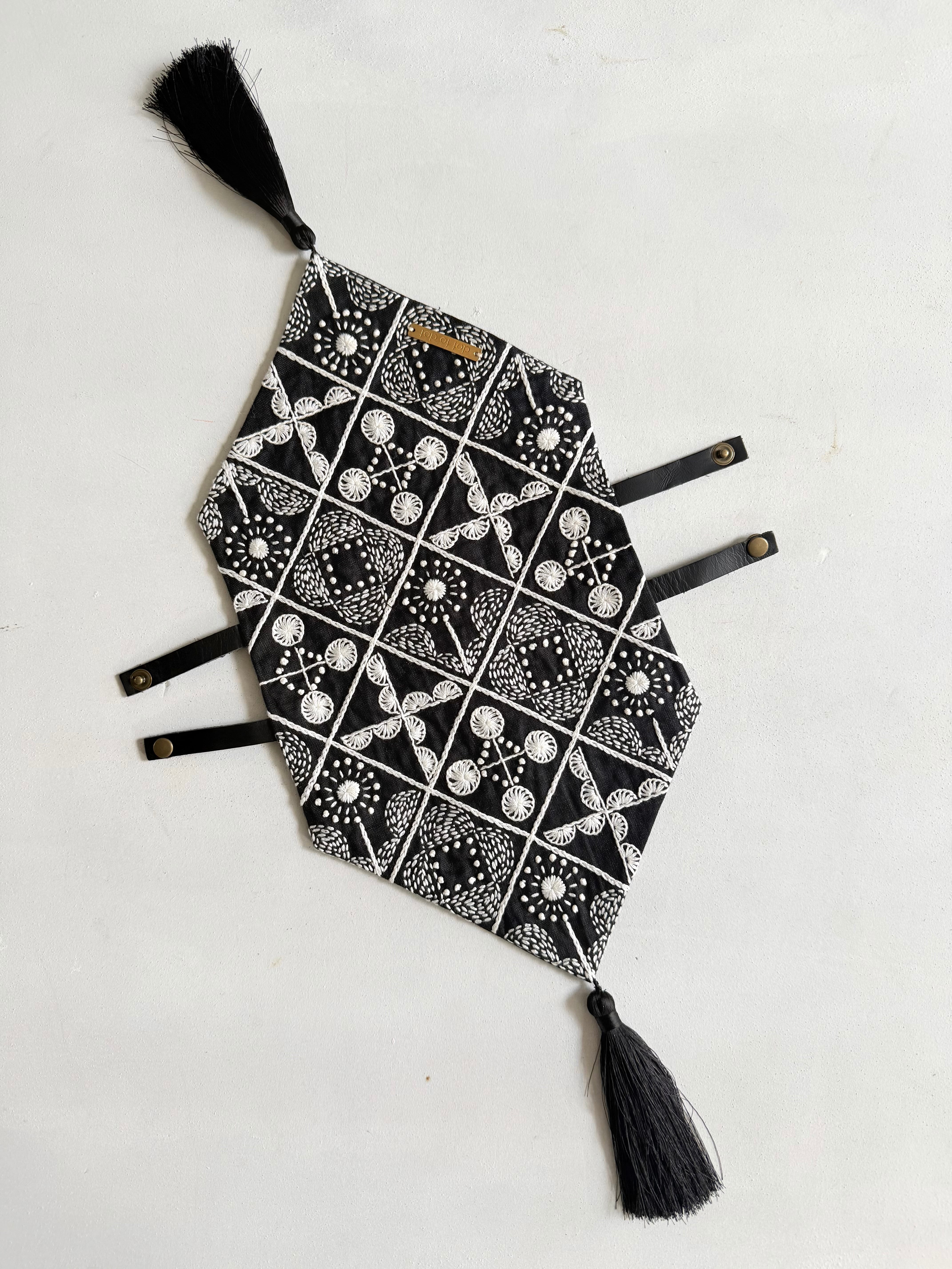 はなこ（仮出品用） 送料無料//SASHIKO STITCH 『あなたにあげる花束』 BASKET（dottodot
