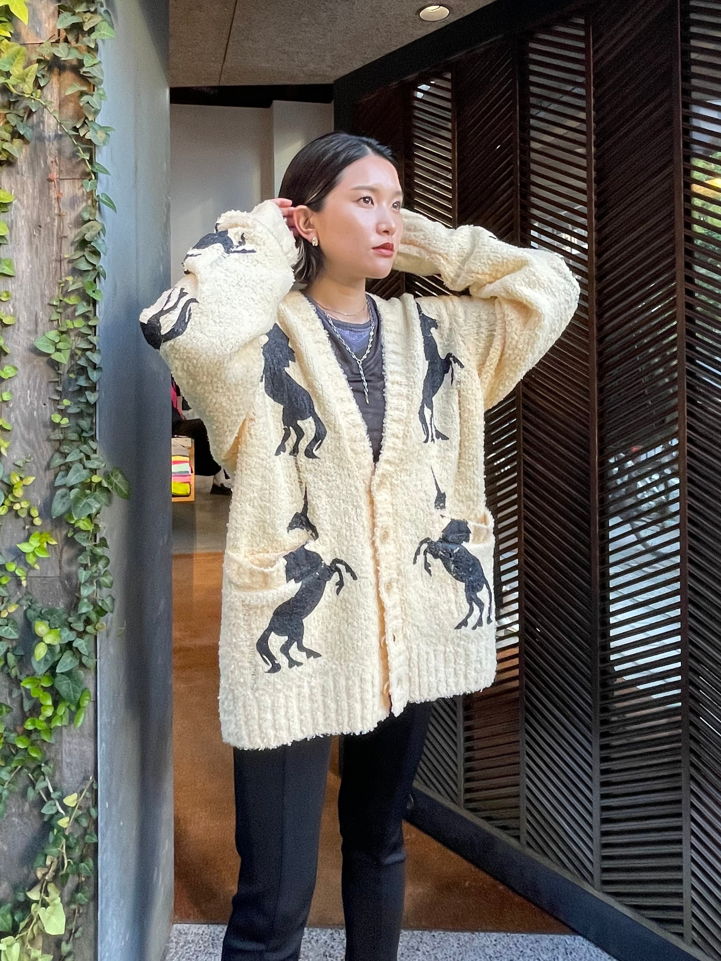 23AW】MASU エムエーエスユー / UNICORN GRUNGE CARDIGAN | TRENT 