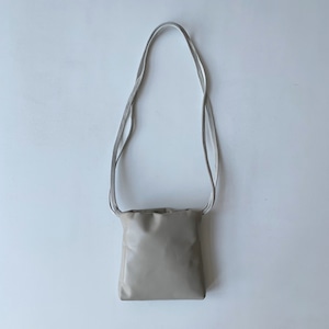 【COSMIC WONDER】Beautiful light leather drawstring bag / 14CW82057