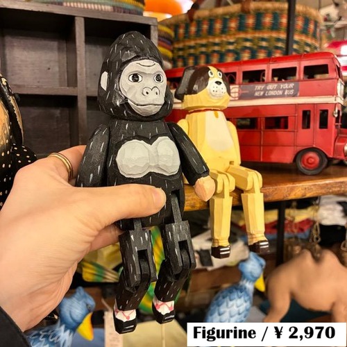 Costumed object 2type　着ぐるみオブジェ　全2種　イヌ　ゴリラ　置物　インテリア雑貨　小物　飾り　オブジェ