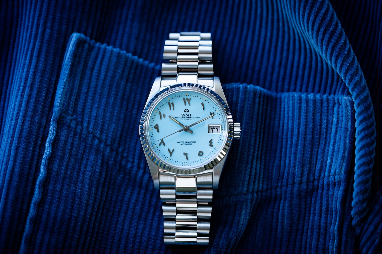 WMT Cabochon – Arabic Numerals Edition / Glossy Sky Blue Dial / Limited 50pcs