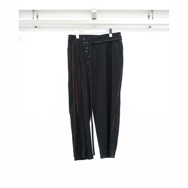 [DUELLUM] (デュエラム) DUE-X-101-TRS WIDE CROPPED TROUSERS
