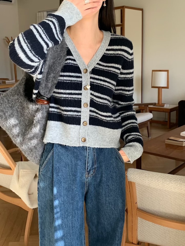 (予約) signature / Iron cardigan 3color