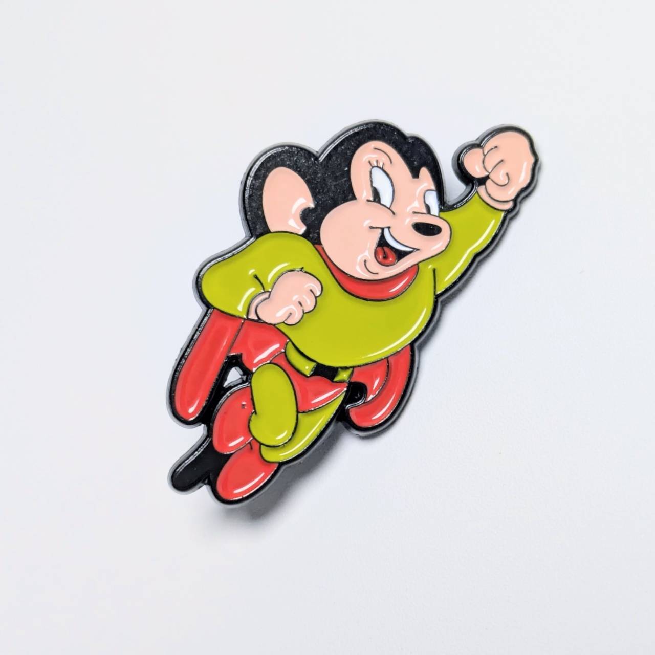 送料無料！ ★ピンズ PINS★ピンバッジ 【 Mighty Mouse（マイティマウス）】テリートゥーンズ〚アメリカン雑貨 アメトイ〛