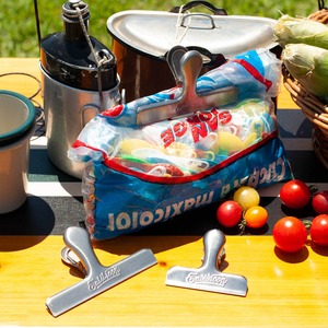 DULTON STAINLESS STEEL BAG CLIP LONG SET OF 3 ステンレス スチール バッグ クリップ ロング 3pcs セット RN-0426S/3 アウトドア　キャンプ　ダルトン　インダストリアル アメリカン ヴィンテージ Nicoスニ ニコスニ