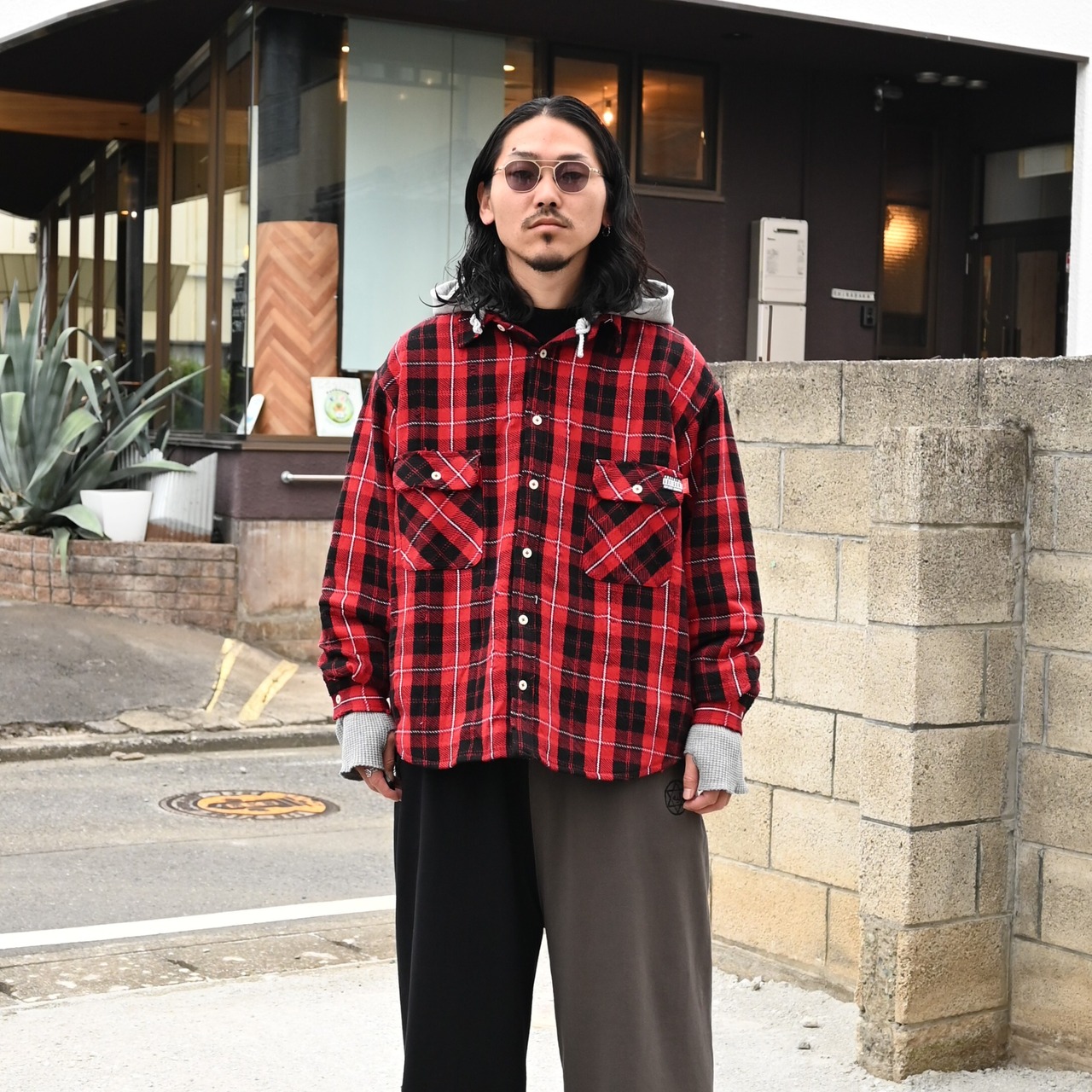 Leh / Hoodie Layered Shirts style2