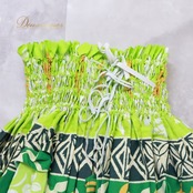 フラダンス 衣装 パウスカート グリーン系 黄緑 緑 ホヌ柄 ハワイアンプリ ント アロハ ハワイアン レッスン 練習 華やか 鮮やか かわいい シングル 明るい おしゃれ オレンジ系 ホワイト系 白 緑色 かわいい柄 フラ レッスンウェア パーティー衣装 スカート ダンス スタジオ リゾート風