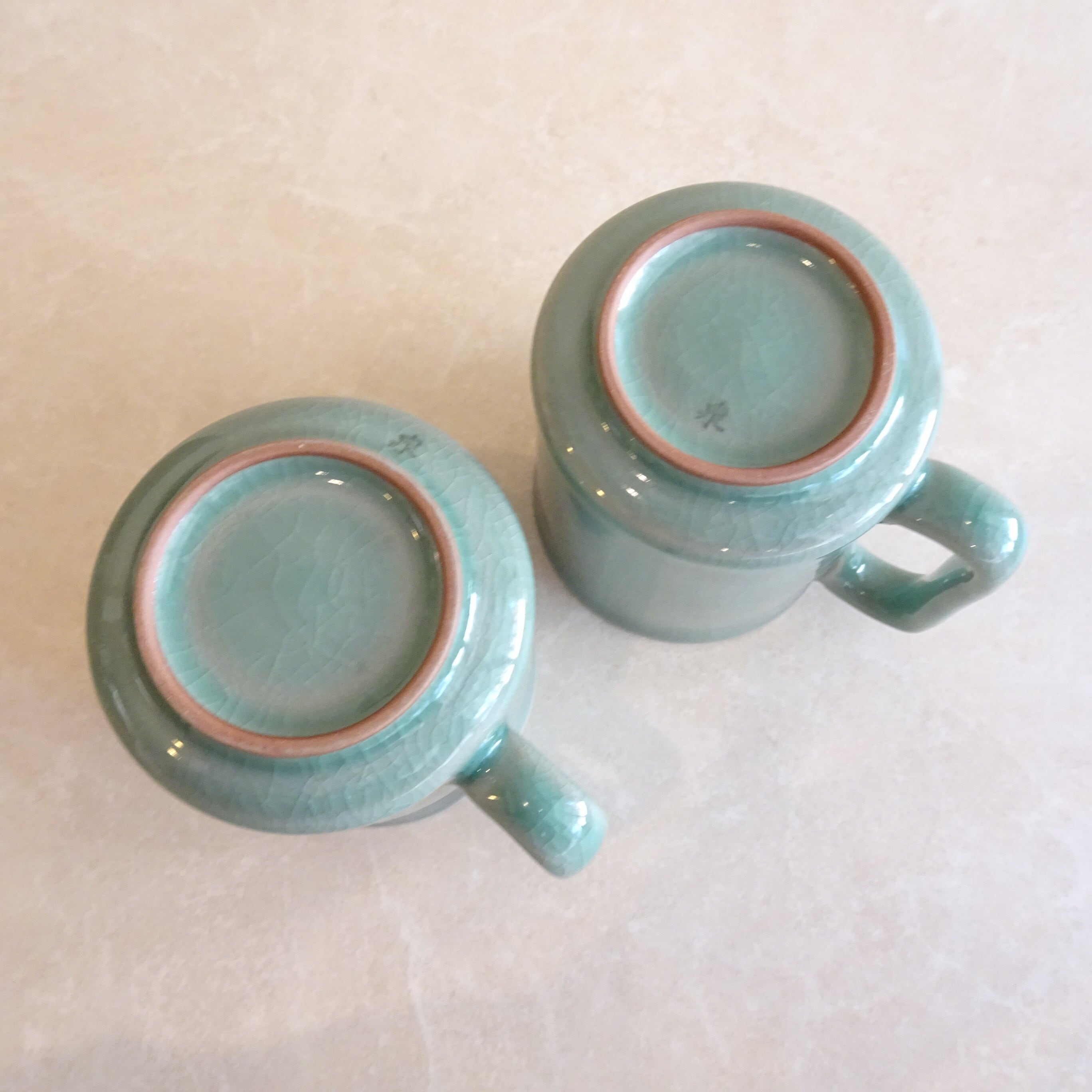韓国青磁のマグカップ | 純喫茶家具の村田商會