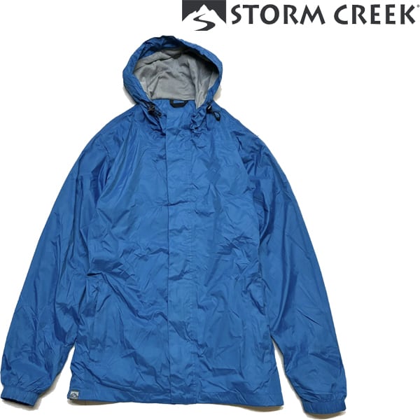 1点物◇STORM CREEKナイロンジャケット青マウンテンパーカー古着メンズ