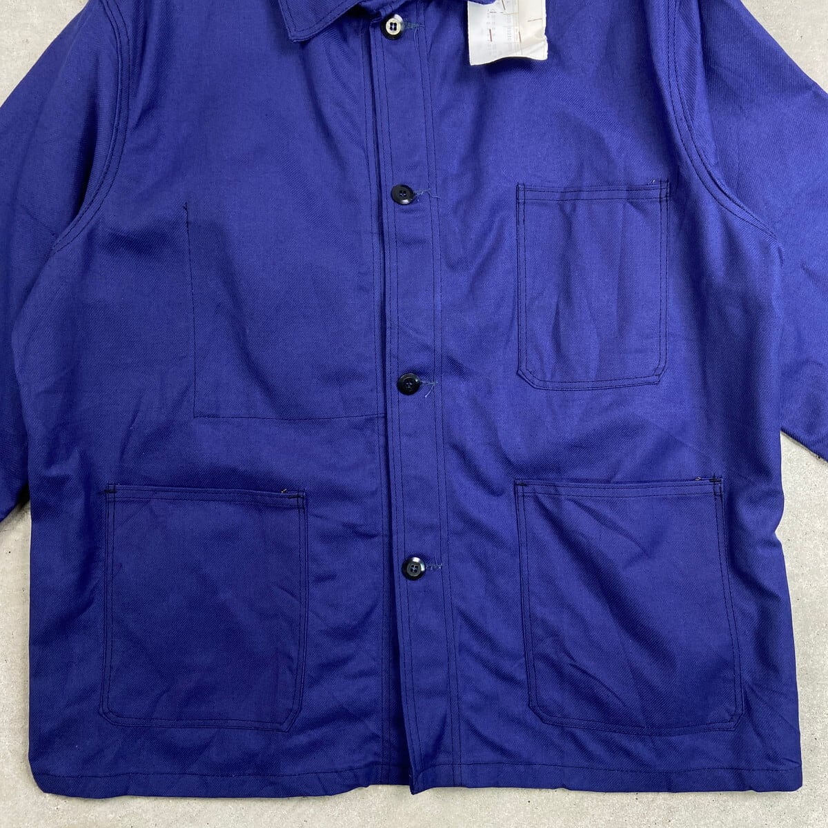 DEAD STOCK NOS 70年代 フランス製 フレンチワークジャケット メンズXL