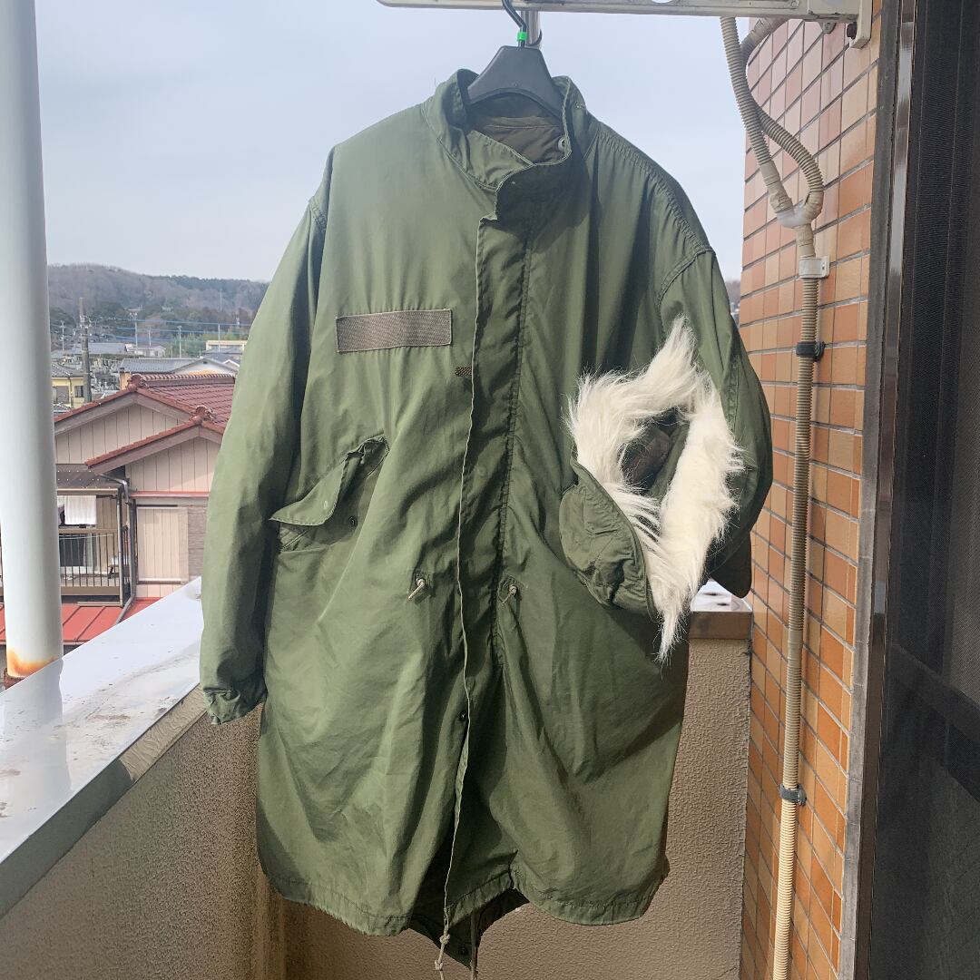 外箱不良宅配便送料無料 超美品m65 fishtail parka XL 希少デッド
