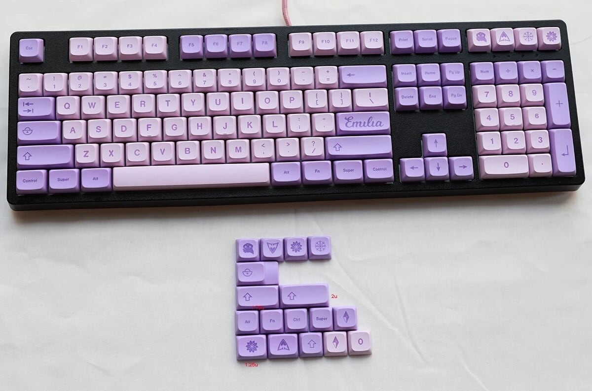 キーキャップ XDAL 日本語刻印 DSA 125キー PBT ANSI 英語配列