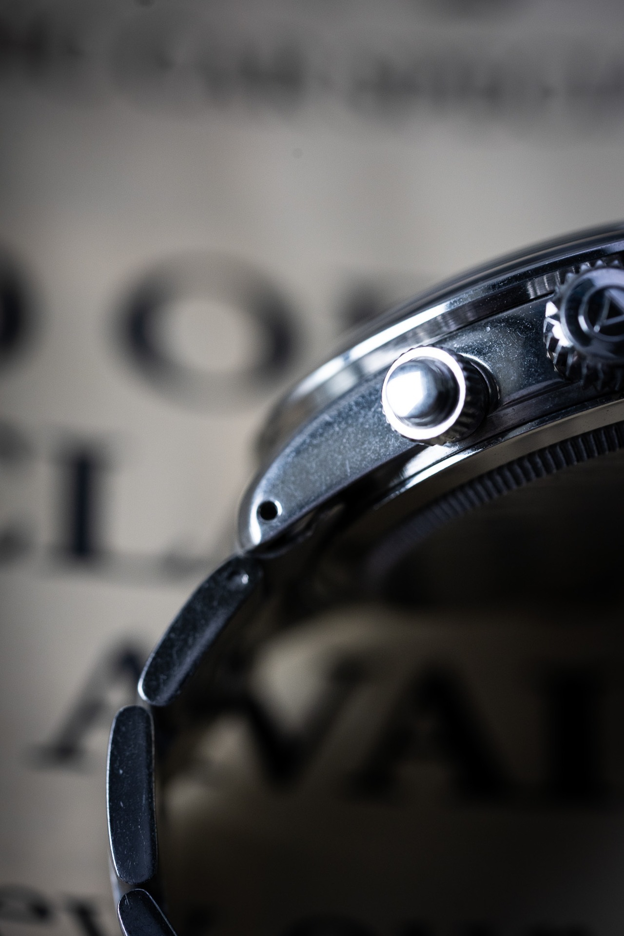WMT GP1 MKII – Black dial / Metal Bracelet + Leather Strap Set
