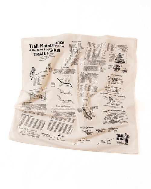 TRAIL HANKIE TRAIL MAINTENANCE BANDANA (NATURAL) 6 TRAIL HANKIE TRAIL MAINTENANCE BANDANA (NATURAL) 6