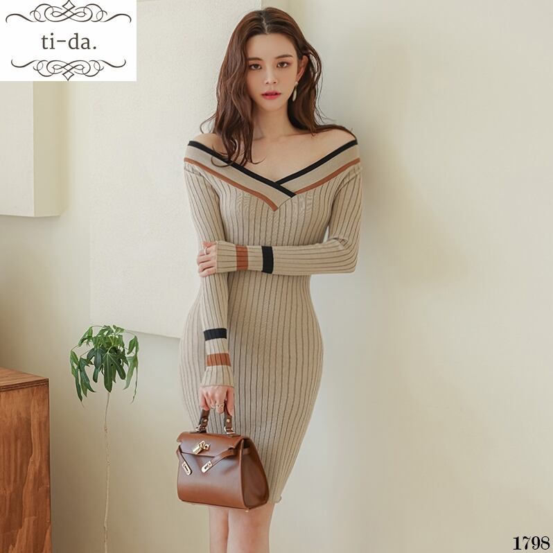 No 1798 1点のみ 翌日発送可能 韓国ワンピース きれいめワンピース 大人可愛いワンピース タイトワンピース ニットワンピース ミニワンピース オフショルダーワンピース レディース Ti Da 韓国ワンピース専門店 No 1798 1点のみ 翌日発送可能 韓国ワンピース きれいめワンピース 大人可愛いワンピース タイトワンピース ニットワンピース ミニワンピース オフショルダーワンピース レディース Ti Da 韓国ワンピース専門店