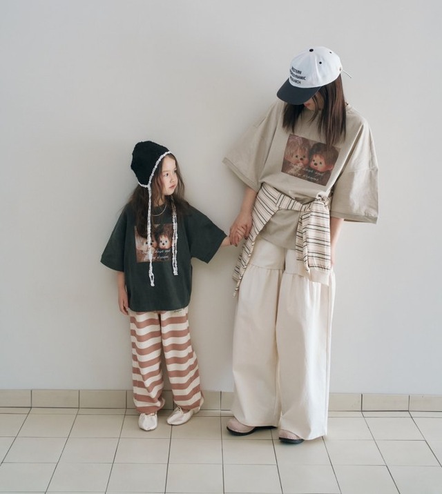 【取寄】mollybin｜chichi pig tee (mom)｜チチピッグT（ママ）｜FREE｜kids&jr｜26 spring