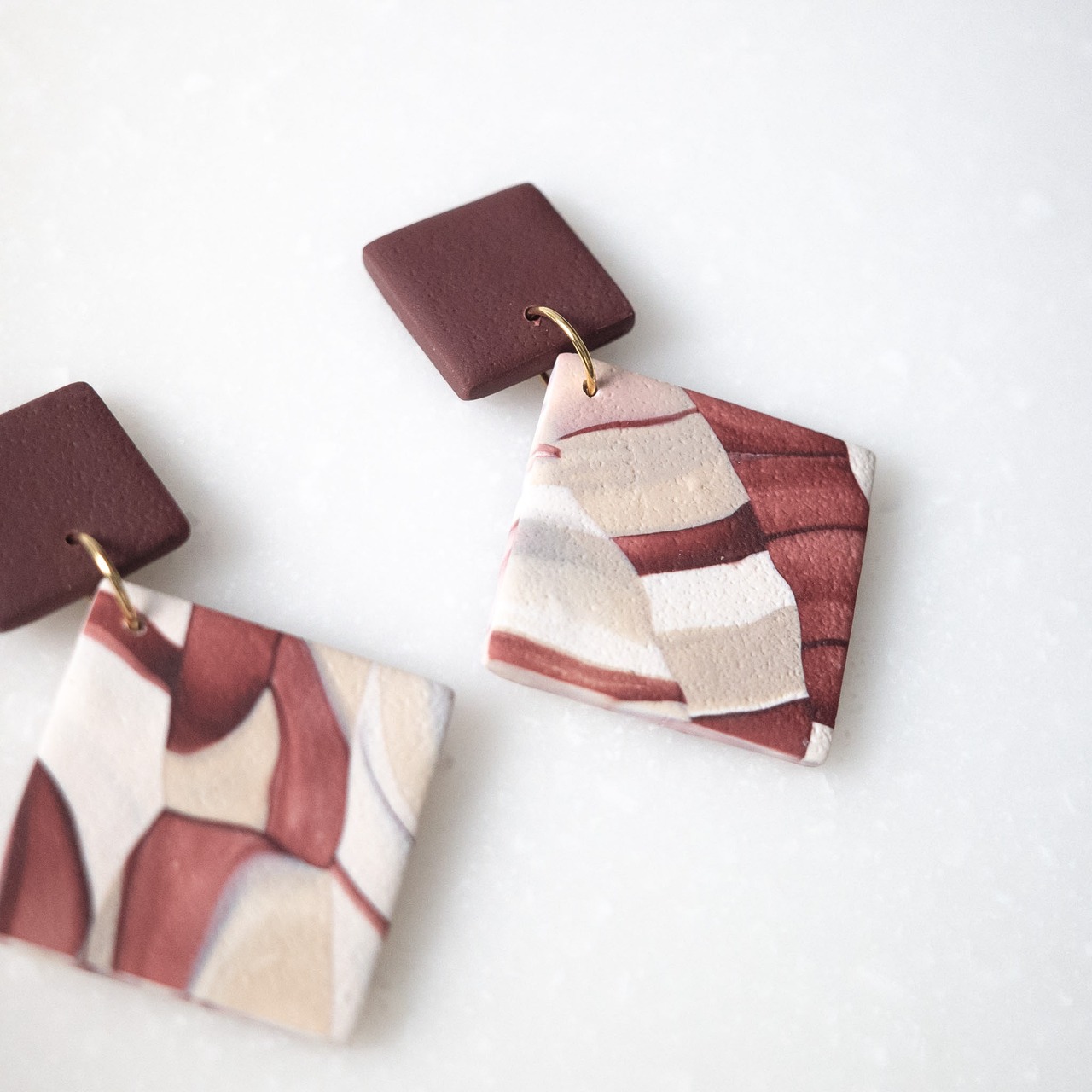 Matte : Bordeaux square